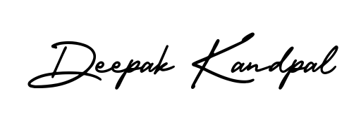 AmerikaSignatureDemo-Regular is a professional signature style that is perfect for those who want to add a touch of class to their signature. Get Deepak Kandpal name fancy signature for free. Deepak Kandpal signature style 3 images and pictures png