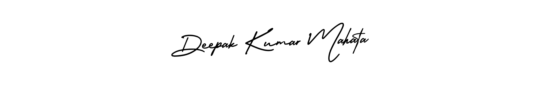 Create a beautiful signature design for name Deepak Kumar Mahata. With this signature (AmerikaSignatureDemo-Regular) fonts, you can make a handwritten signature for free. Deepak Kumar Mahata signature style 3 images and pictures png