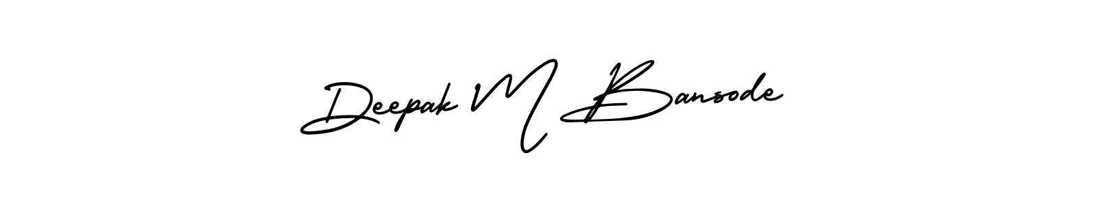 Best and Professional Signature Style for Deepak M Bansode. AmerikaSignatureDemo-Regular Best Signature Style Collection. Deepak M Bansode signature style 3 images and pictures png