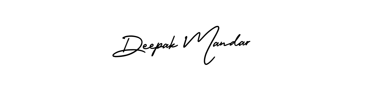 AmerikaSignatureDemo-Regular is a professional signature style that is perfect for those who want to add a touch of class to their signature. It is also a great choice for those who want to make their signature more unique. Get Deepak Mandar name to fancy signature for free. Deepak Mandar signature style 3 images and pictures png