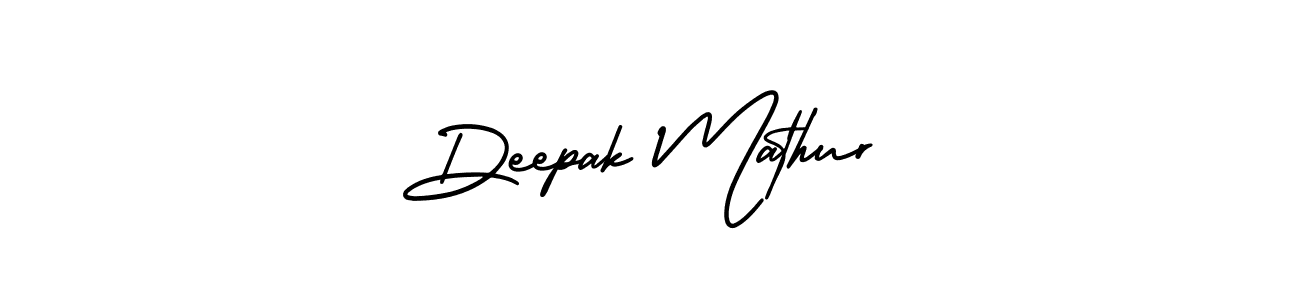 It looks lik you need a new signature style for name Deepak Mathur. Design unique handwritten (AmerikaSignatureDemo-Regular) signature with our free signature maker in just a few clicks. Deepak Mathur signature style 3 images and pictures png