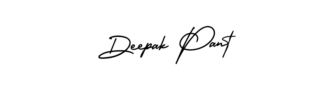 It looks lik you need a new signature style for name Deepak Pant. Design unique handwritten (AmerikaSignatureDemo-Regular) signature with our free signature maker in just a few clicks. Deepak Pant signature style 3 images and pictures png