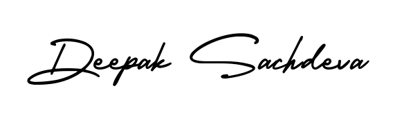 Quickly download Deepak Sachdeva name signature in high-resolution PNG using AmerikaSignatureDemo-Regular style. Ready to insert into PDFs and online applications. Deepak Sachdeva signature style 3 images and pictures png