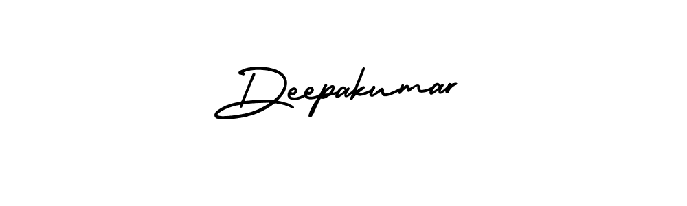 AmerikaSignatureDemo-Regular is a professional signature style that is perfect for those who want to add a touch of class to their signature. It is also a great choice for those who want to make their signature more unique. Get Deepakumar name to fancy signature for free. Deepakumar signature style 3 images and pictures png