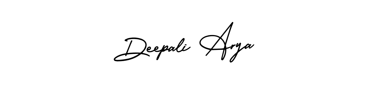 AmerikaSignatureDemo-Regular is a professional signature style that is perfect for those who want to add a touch of class to their signature. It is also a great choice for those who want to make their signature more unique. Get Deepali Arya name to fancy signature for free. Deepali Arya signature style 3 images and pictures png