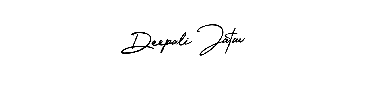 This is the best signature style for the Deepali Jatav name. Also you like these signature font (AmerikaSignatureDemo-Regular). Mix name signature. Deepali Jatav signature style 3 images and pictures png