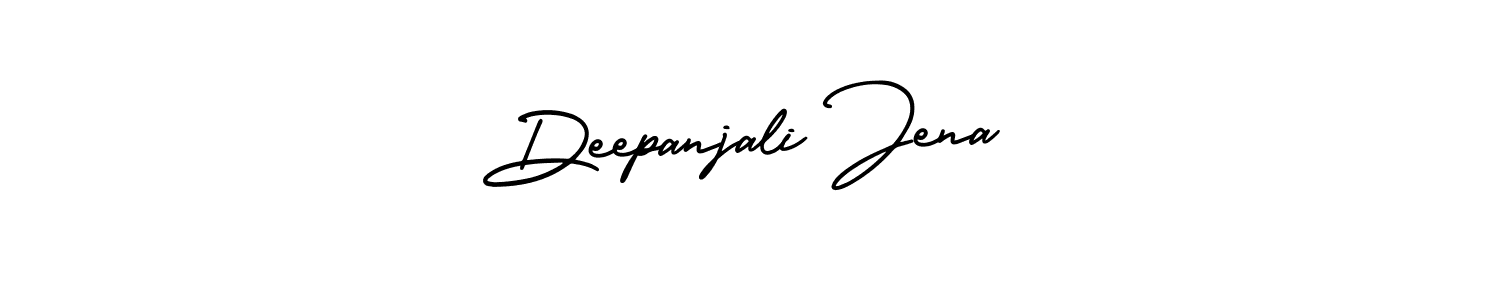 It looks lik you need a new signature style for name Deepanjali Jena. Design unique handwritten (AmerikaSignatureDemo-Regular) signature with our free signature maker in just a few clicks. Deepanjali Jena signature style 3 images and pictures png