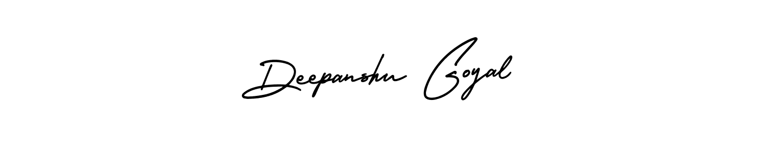 Use a signature maker to create a handwritten signature online. With this signature software, you can design (AmerikaSignatureDemo-Regular) your own signature for name Deepanshu Goyal. Deepanshu Goyal signature style 3 images and pictures png