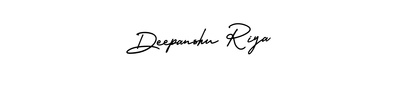 It looks lik you need a new signature style for name Deepanshu Riya. Design unique handwritten (AmerikaSignatureDemo-Regular) signature with our free signature maker in just a few clicks. Deepanshu Riya signature style 3 images and pictures png