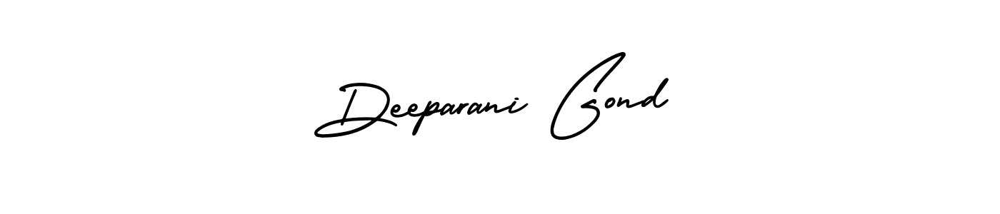 Make a beautiful signature design for name Deeparani Gond. Use this online signature maker to create a handwritten signature for free. Deeparani Gond signature style 3 images and pictures png