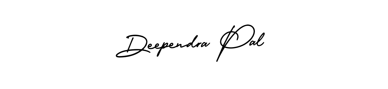 You should practise on your own different ways (AmerikaSignatureDemo-Regular) to write your name (Deependra Pal) in signature. don't let someone else do it for you. Deependra Pal signature style 3 images and pictures png