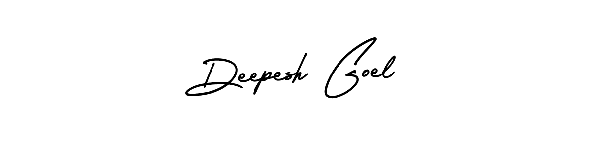 Use a signature maker to create a handwritten signature online. With this signature software, you can design (AmerikaSignatureDemo-Regular) your own signature for name Deepesh Goel. Deepesh Goel signature style 3 images and pictures png