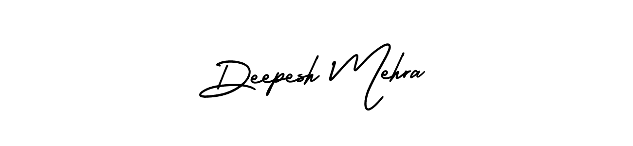 Deepesh Mehra stylish signature style. Best Handwritten Sign (AmerikaSignatureDemo-Regular) for my name. Handwritten Signature Collection Ideas for my name Deepesh Mehra. Deepesh Mehra signature style 3 images and pictures png