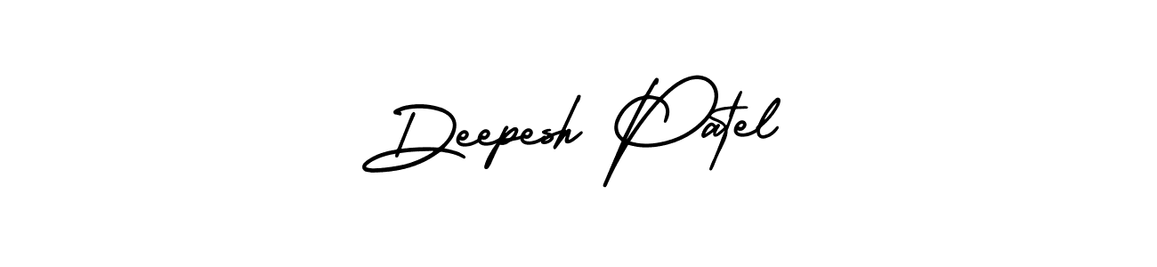 It looks lik you need a new signature style for name Deepesh Patel. Design unique handwritten (AmerikaSignatureDemo-Regular) signature with our free signature maker in just a few clicks. Deepesh Patel signature style 3 images and pictures png