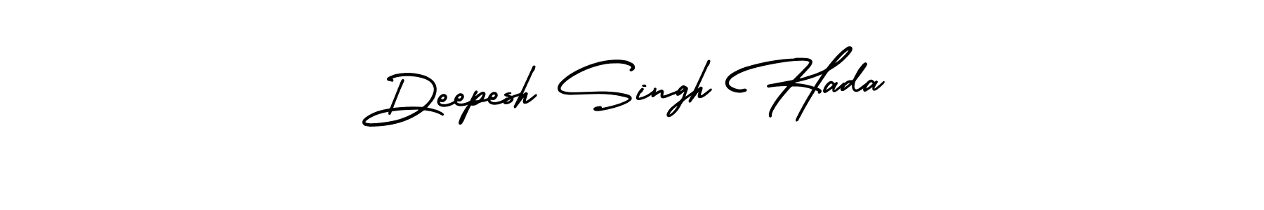 AmerikaSignatureDemo-Regular is a professional signature style that is perfect for those who want to add a touch of class to their signature. It is also a great choice for those who want to make their signature more unique. Get Deepesh Singh Hada name to fancy signature for free. Deepesh Singh Hada signature style 3 images and pictures png