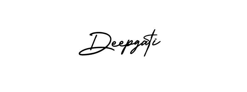 Deepgati stylish signature style. Best Handwritten Sign (AmerikaSignatureDemo-Regular) for my name. Handwritten Signature Collection Ideas for my name Deepgati. Deepgati signature style 3 images and pictures png