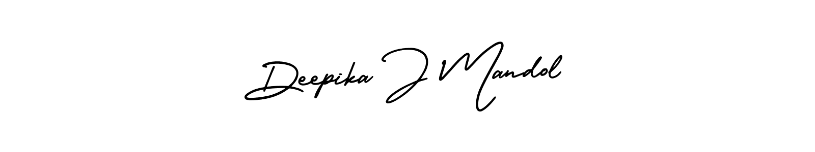 Here are the top 10 professional signature styles for the name Deepika J Mandol. These are the best autograph styles you can use for your name. Deepika J Mandol signature style 3 images and pictures png