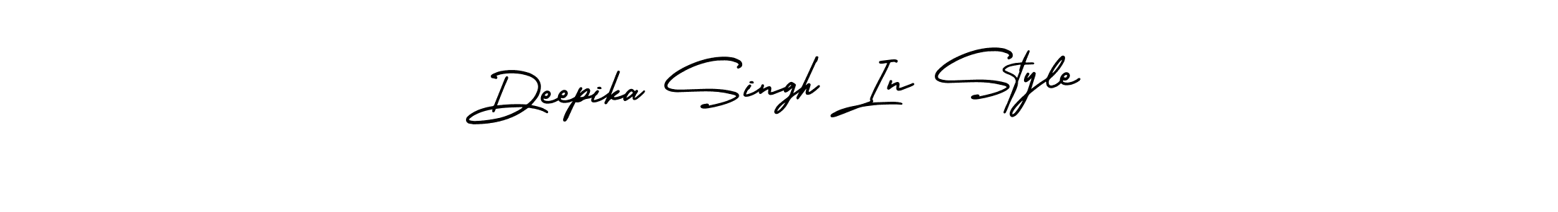 How to make Deepika Singh In Style name signature. Use AmerikaSignatureDemo-Regular style for creating short signs online. This is the latest handwritten sign. Deepika Singh In Style signature style 3 images and pictures png