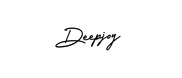 Create a beautiful signature design for name Deepjoy. With this signature (AmerikaSignatureDemo-Regular) fonts, you can make a handwritten signature for free. Deepjoy signature style 3 images and pictures png