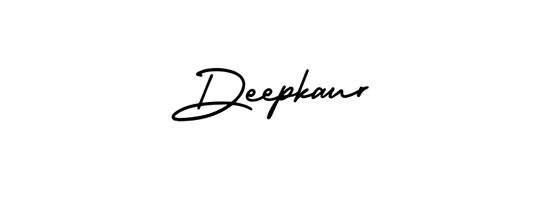 The best way (AmerikaSignatureDemo-Regular) to make a short signature is to pick only two or three words in your name. The name Deepkaur include a total of six letters. For converting this name. Deepkaur signature style 3 images and pictures png