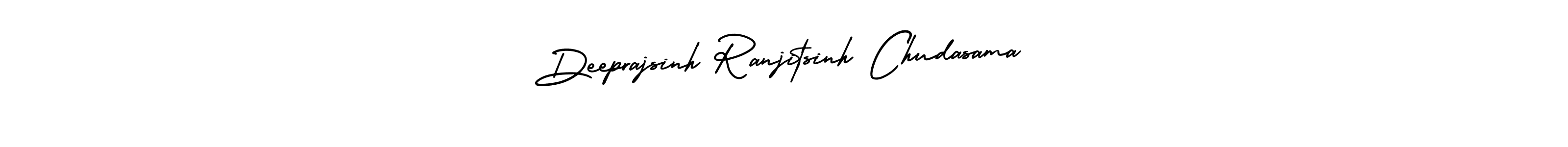 Use a signature maker to create a handwritten signature online. With this signature software, you can design (AmerikaSignatureDemo-Regular) your own signature for name Deeprajsinh Ranjitsinh Chudasama. Deeprajsinh Ranjitsinh Chudasama signature style 3 images and pictures png