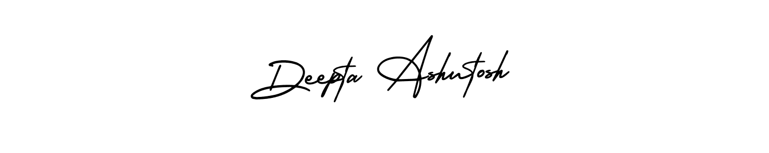 How to make Deepta Ashutosh signature? AmerikaSignatureDemo-Regular is a professional autograph style. Create handwritten signature for Deepta Ashutosh name. Deepta Ashutosh signature style 3 images and pictures png