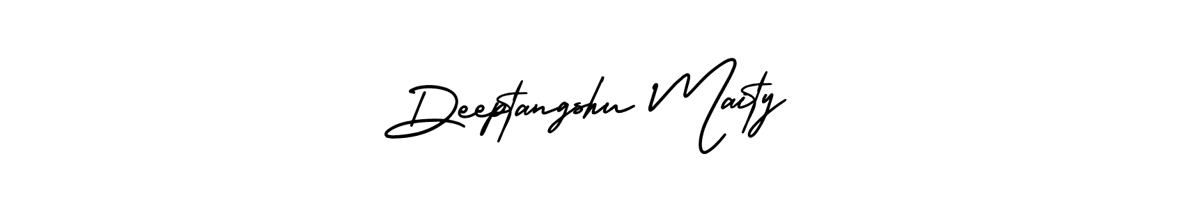 Create a beautiful signature design for name Deeptangshu Maity. With this signature (AmerikaSignatureDemo-Regular) fonts, you can make a handwritten signature for free. Deeptangshu Maity signature style 3 images and pictures png