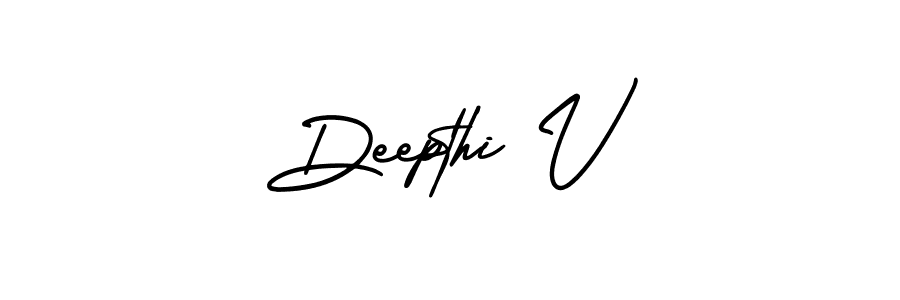 Make a beautiful signature design for name Deepthi V. Use this online signature maker to create a handwritten signature for free. Deepthi V signature style 3 images and pictures png