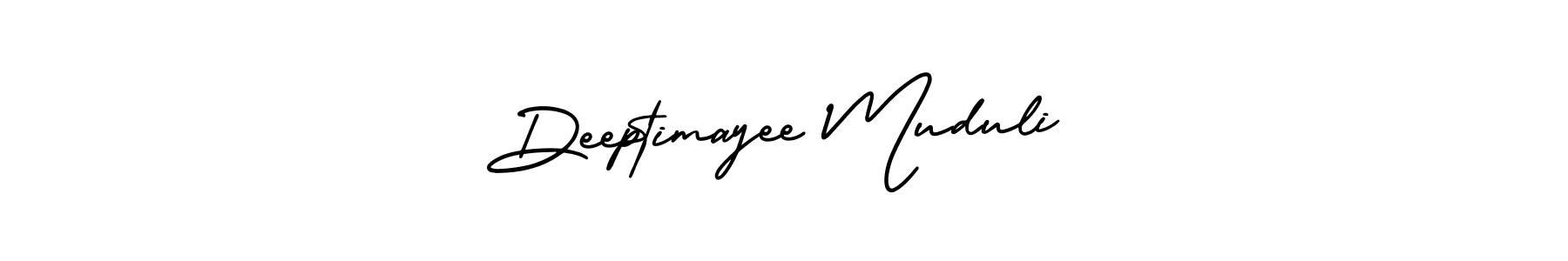 How to Draw Deeptimayee Muduli signature style? AmerikaSignatureDemo-Regular is a latest design signature styles for name Deeptimayee Muduli. Deeptimayee Muduli signature style 3 images and pictures png