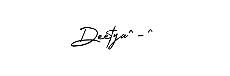 This is the best signature style for the Deetya^-^ name. Also you like these signature font (AmerikaSignatureDemo-Regular). Mix name signature. Deetya^-^ signature style 3 images and pictures png