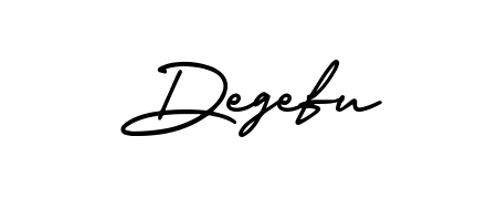 Degefu stylish signature style. Best Handwritten Sign (AmerikaSignatureDemo-Regular) for my name. Handwritten Signature Collection Ideas for my name Degefu. Degefu signature style 3 images and pictures png