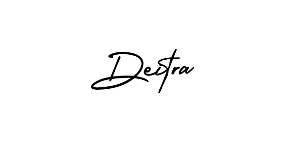Create a beautiful signature design for name Deitra. With this signature (AmerikaSignatureDemo-Regular) fonts, you can make a handwritten signature for free. Deitra signature style 3 images and pictures png
