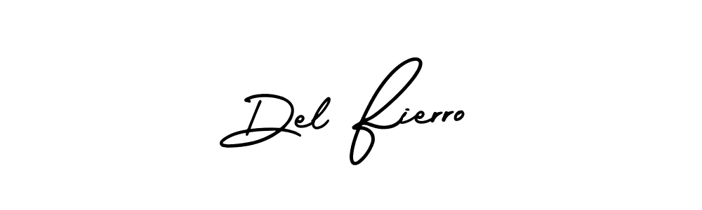 Design your own signature with our free online signature maker. With this signature software, you can create a handwritten (AmerikaSignatureDemo-Regular) signature for name Del Fierro. Del Fierro signature style 3 images and pictures png