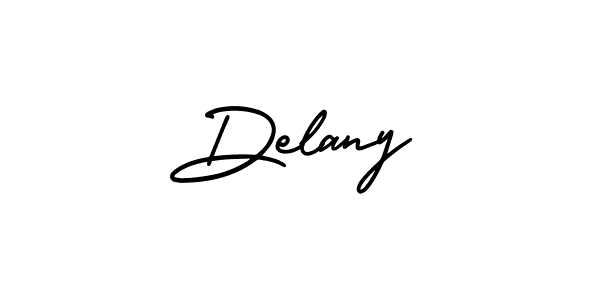 Best and Professional Signature Style for Delany. AmerikaSignatureDemo-Regular Best Signature Style Collection. Delany signature style 3 images and pictures png