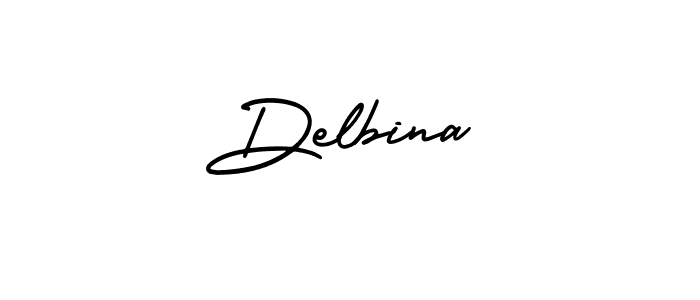 It looks lik you need a new signature style for name Delbina. Design unique handwritten (AmerikaSignatureDemo-Regular) signature with our free signature maker in just a few clicks. Delbina signature style 3 images and pictures png