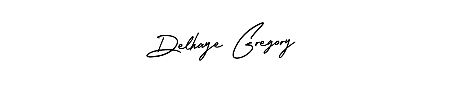 Also You can easily find your signature by using the search form. We will create Delhaye Gregory name handwritten signature images for you free of cost using AmerikaSignatureDemo-Regular sign style. Delhaye Gregory signature style 3 images and pictures png