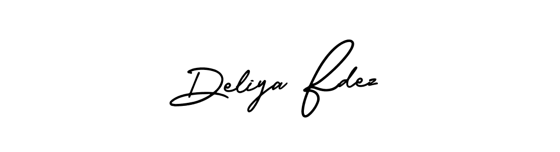 This is the best signature style for the Deliya Fdez name. Also you like these signature font (AmerikaSignatureDemo-Regular). Mix name signature. Deliya Fdez signature style 3 images and pictures png