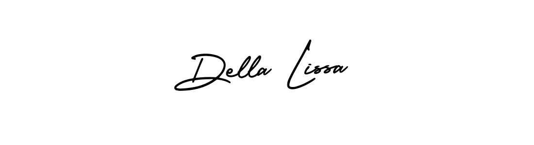 Best and Professional Signature Style for Della Lissa. AmerikaSignatureDemo-Regular Best Signature Style Collection. Della Lissa signature style 3 images and pictures png