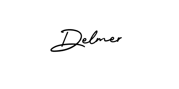 Best and Professional Signature Style for Delmer. AmerikaSignatureDemo-Regular Best Signature Style Collection. Delmer signature style 3 images and pictures png