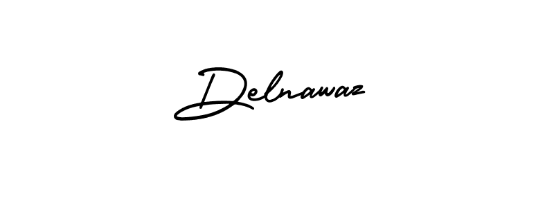 AmerikaSignatureDemo-Regular is a professional signature style that is perfect for those who want to add a touch of class to their signature. It is also a great choice for those who want to make their signature more unique. Get Delnawaz name to fancy signature for free. Delnawaz signature style 3 images and pictures png