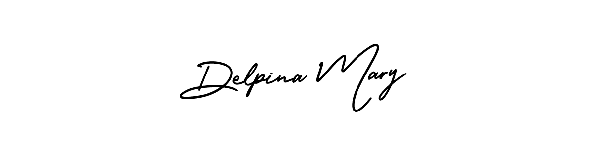 How to make Delpina Mary signature? AmerikaSignatureDemo-Regular is a professional autograph style. Create handwritten signature for Delpina Mary name. Delpina Mary signature style 3 images and pictures png
