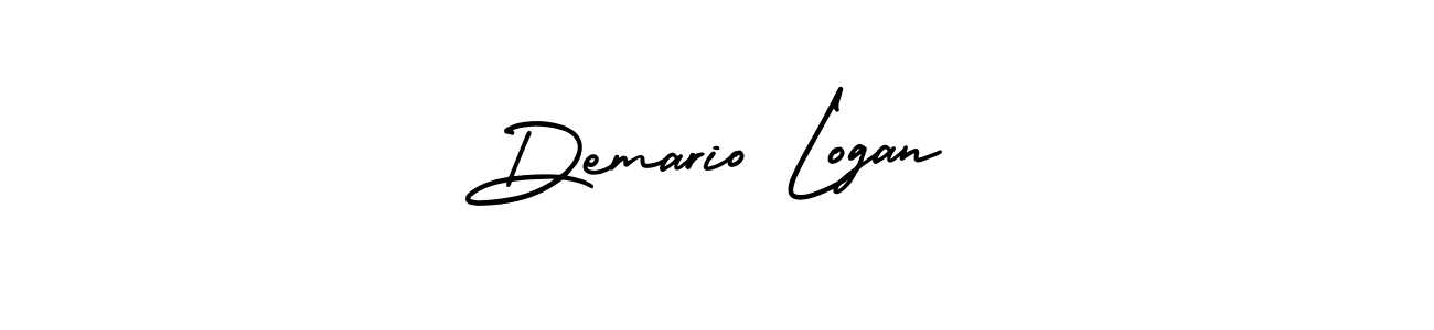 Use a signature maker to create a handwritten signature online. With this signature software, you can design (AmerikaSignatureDemo-Regular) your own signature for name Demario Logan. Demario Logan signature style 3 images and pictures png