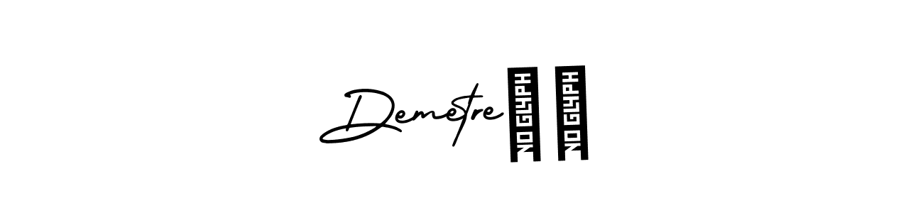 Design your own signature with our free online signature maker. With this signature software, you can create a handwritten (AmerikaSignatureDemo-Regular) signature for name Demetre❤️. Demetre❤️ signature style 3 images and pictures png