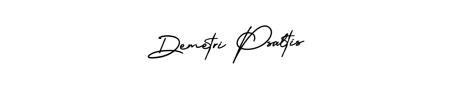 Make a beautiful signature design for name Demetri Psaltis. With this signature (AmerikaSignatureDemo-Regular) style, you can create a handwritten signature for free. Demetri Psaltis signature style 3 images and pictures png