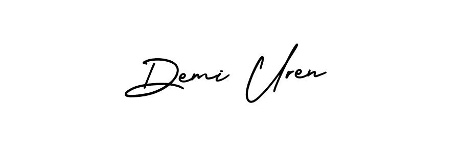 Demi Uren stylish signature style. Best Handwritten Sign (AmerikaSignatureDemo-Regular) for my name. Handwritten Signature Collection Ideas for my name Demi Uren. Demi Uren signature style 3 images and pictures png