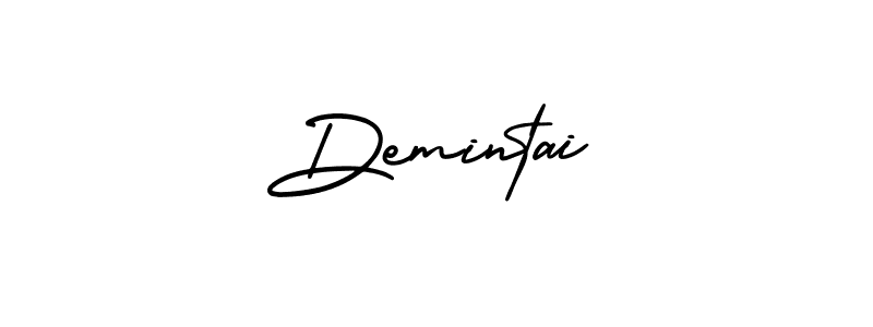 Similarly AmerikaSignatureDemo-Regular is the best handwritten signature design. Signature creator online .You can use it as an online autograph creator for name Demintai. Demintai signature style 3 images and pictures png