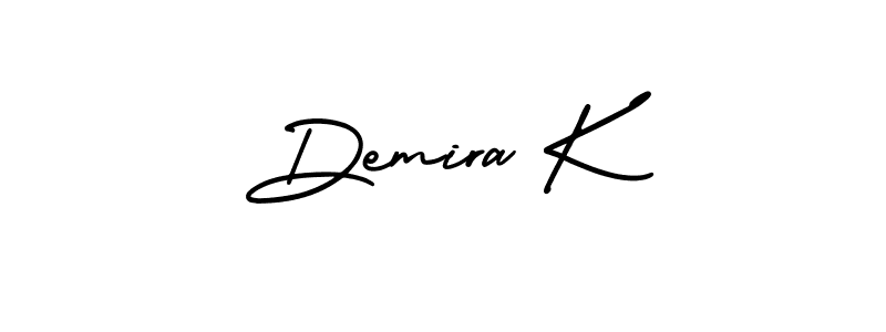 Similarly AmerikaSignatureDemo-Regular is the best handwritten signature design. Signature creator online .You can use it as an online autograph creator for name Demira K. Demira K signature style 3 images and pictures png