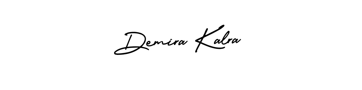 Create a beautiful signature design for name Demira Kalra. With this signature (AmerikaSignatureDemo-Regular) fonts, you can make a handwritten signature for free. Demira Kalra signature style 3 images and pictures png