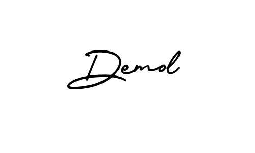 if you are searching for the best signature style for your name Demol. so please give up your signature search. here we have designed multiple signature styles  using AmerikaSignatureDemo-Regular. Demol signature style 3 images and pictures png
