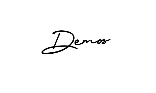 if you are searching for the best signature style for your name Demos. so please give up your signature search. here we have designed multiple signature styles  using AmerikaSignatureDemo-Regular. Demos signature style 3 images and pictures png